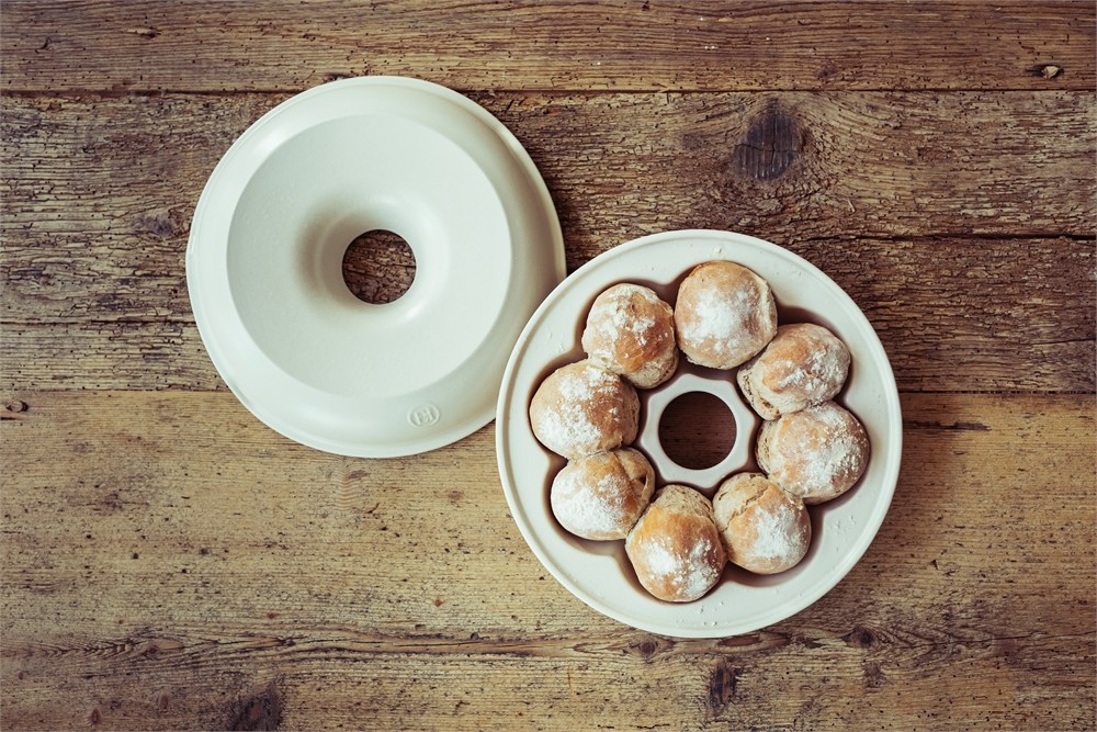 Керамична кръгла форма за печене на питки, Ø 30,5 см Crown baker ...